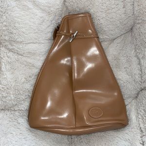 Longchamp Roseau Sling Backpack Brown Leather